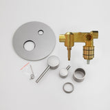 LUCID PIN - Brushed Nickel Diverter Mixer