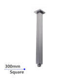 300mm Brushed Nickel Ceiling Shower Arm