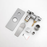 RUSHY - Brushed Nickel Diverter Mixer