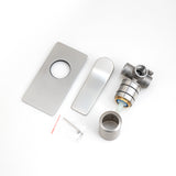 RUSHY - Brushed Nickel Wall Mixer