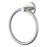 LUCID PIN - Brushed Nickel Towel Ring
