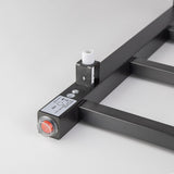 Brushed Gunmetal Heated Towel Rack 6 Bars