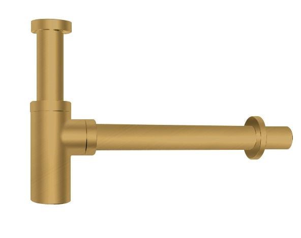 Brushed Brass Basin Bottle Trap 32mm Solid Brass