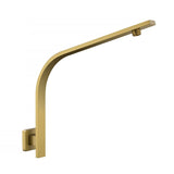 Brushed Brass Wall Shower Arm