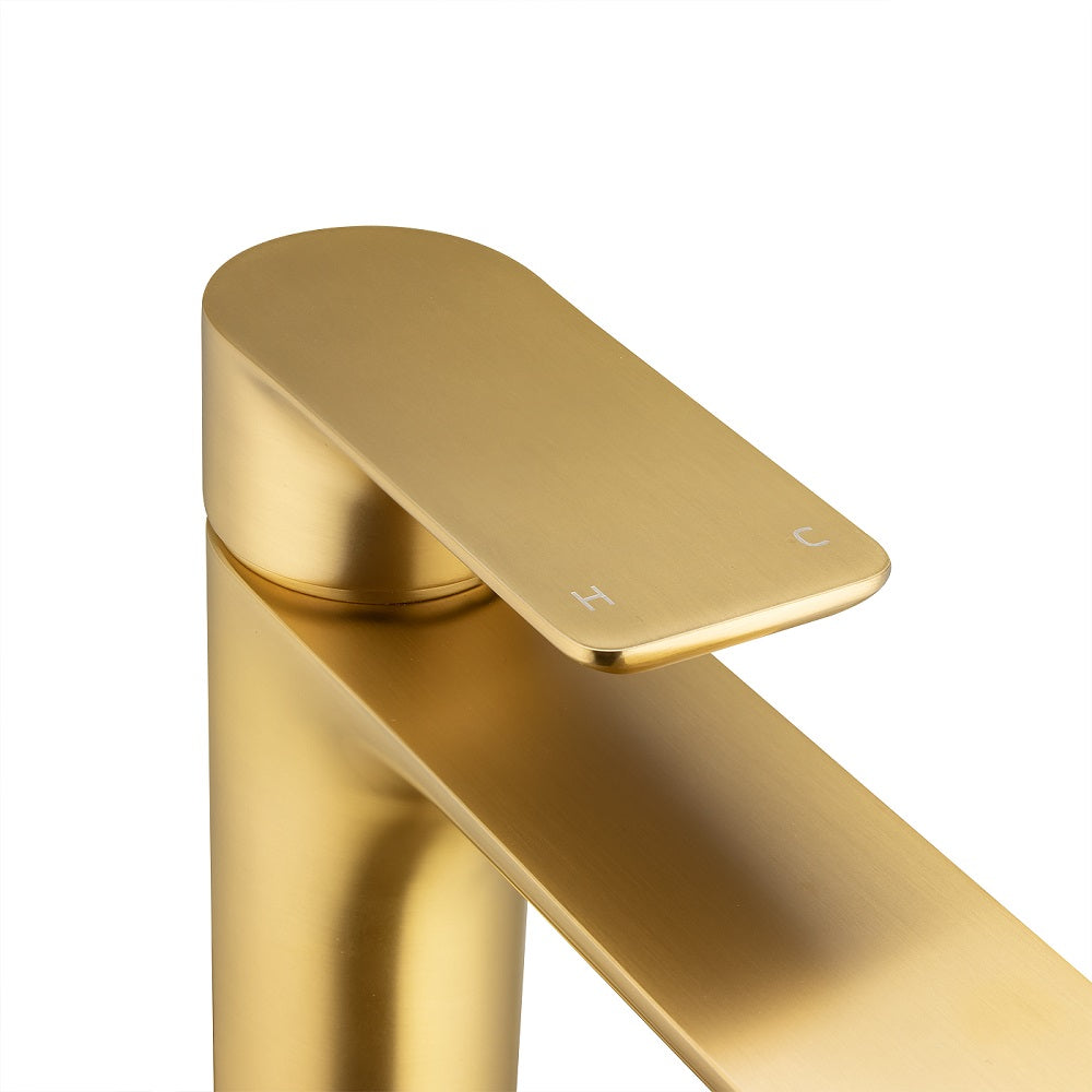 VOG - Brushed Brass Basin Mixer