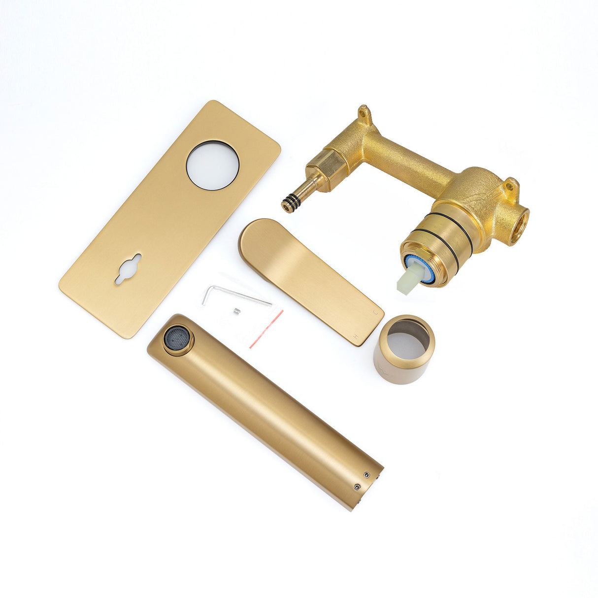 RUSHY - Brushed Brass Spout Mixer