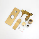 RUSHY - Brushed Brass Diverter Mixer