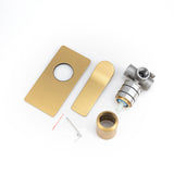 RUSHY - Brushed Brass Wall Mixer