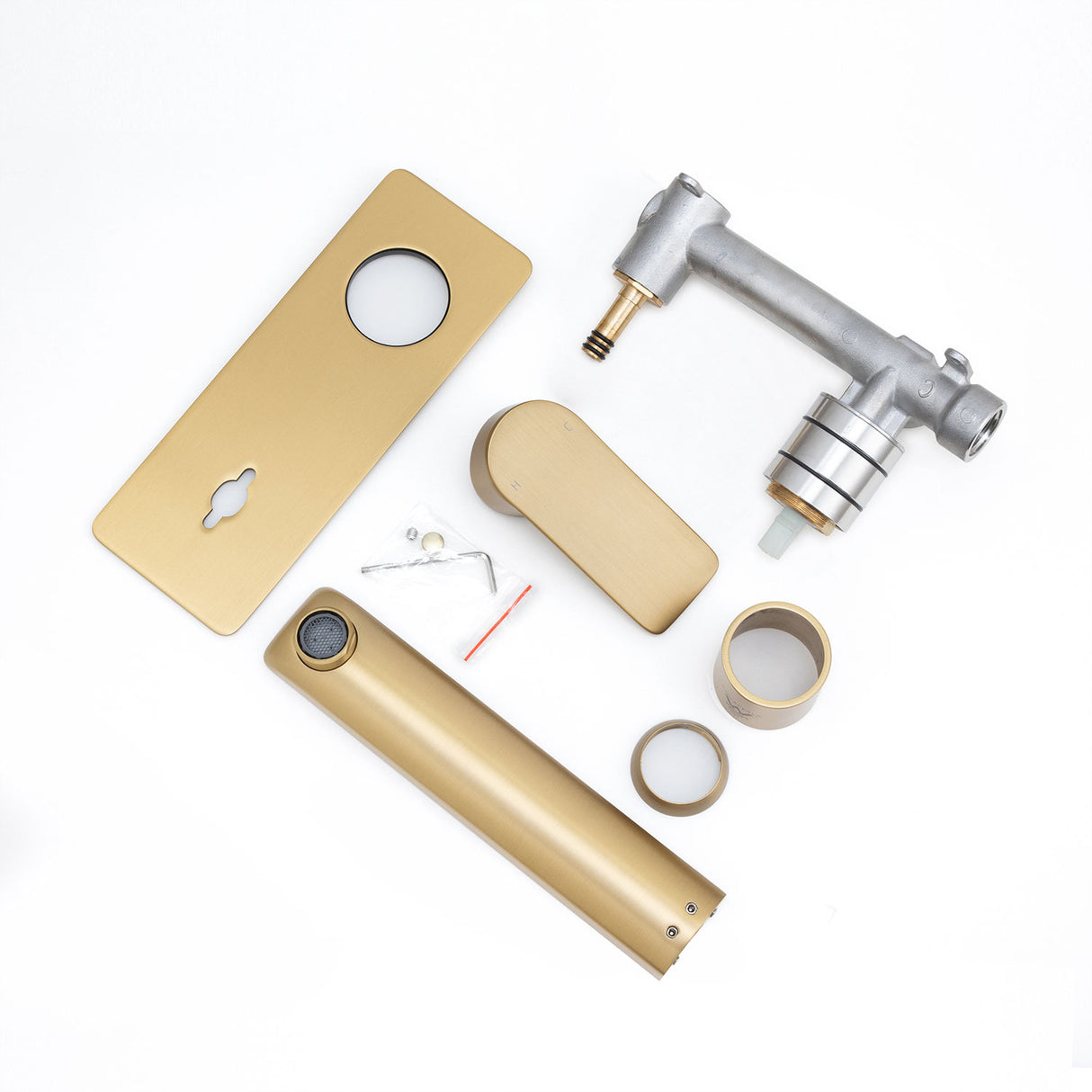 VOG - Brushed Brass Spout Mixer