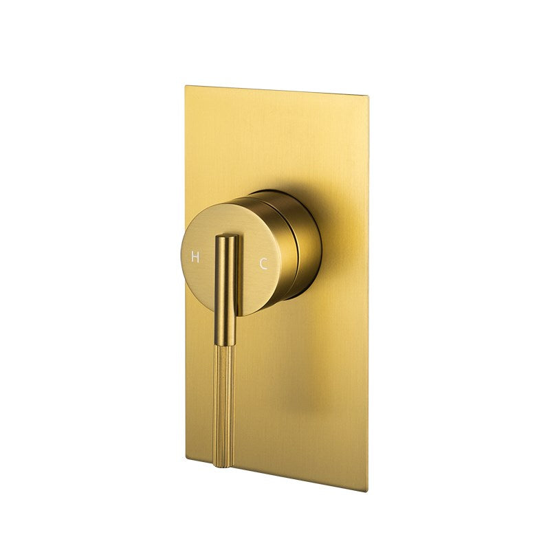 CADDENCE - Brushed Brass Wall Mixer