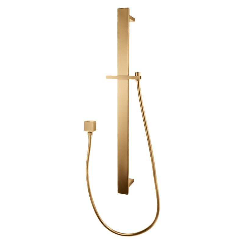 Brushed Brass Shower Rail