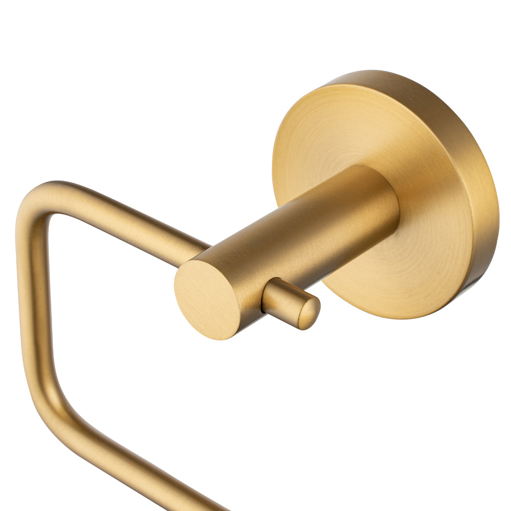 LUCID PIN - Brushed Brass Toilet Paper Holder