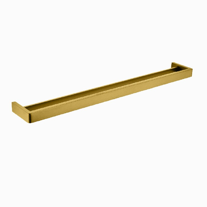 IVANO - 800mm Brushed Brass Double Towel Rail