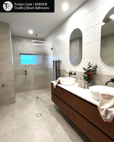 VS900HB Matt Black Round Vertical Single Heated Rail