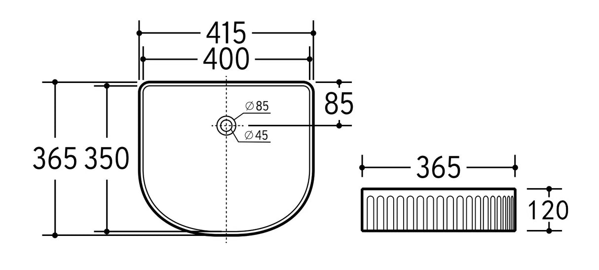 CA4135AR Above Counter Basin