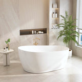 Cannes Freestanding Bathtub - Matt White