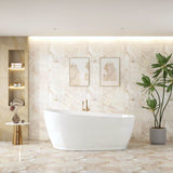 Cannes Freestanding Bathtub - Matt White