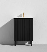 Brighton Free Standing Fluted Vanity 600X455X860MM