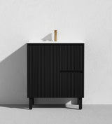 Brighton Free Standing Fluted Vanity 750X455X860MM