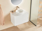 Brindabella Wall Hung Fluted Vanity 750X455X480MM