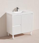 Brighton Free Standing Fluted Vanity 900X455X860MM