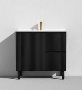 Brighton Free Standing Fluted Vanity 900X455X860MM