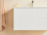 Brindabella Fluted Wall Hung Fluted Vanity 900X455X480MM
