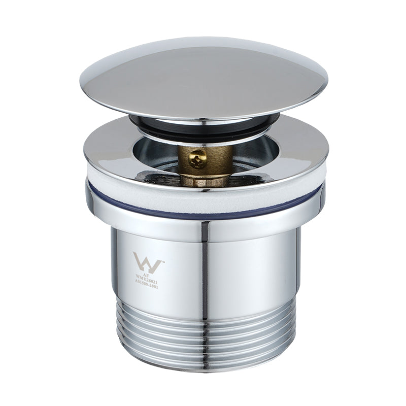 40mm Chrome Pop Up Waste Universal Non Overflow