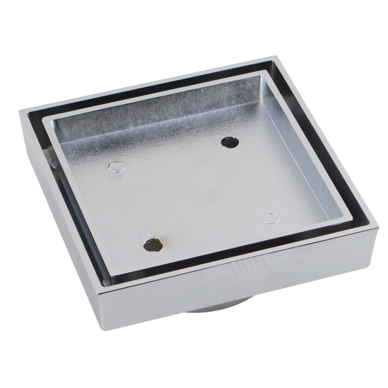 115x115mm Chrome Tile Insert Drain