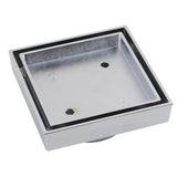 115x115mm Chrome Tile Insert Drain