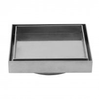 120x120mm Chrome Tile Insert Drain