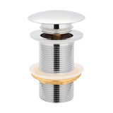 32mm Chrome Pop Up Waste Non Overflow