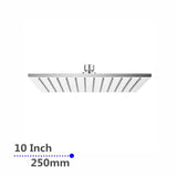 250mm Chrome Shower Head