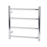 Chrome Heated Towel Rack 4 Bars