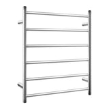 Chrome Heated Towel Rack 6 Bars