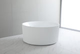 Como Groove Fluted Freestanding Bath 1280X1280X595MM