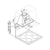 BLAUPUNKT 70CM UNDERMOUNT (STAINLESS STEEL)
