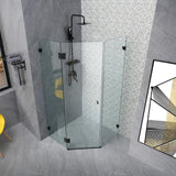 Diamond Frameless Shower Screen
