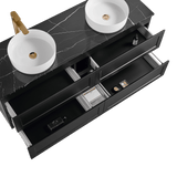 Fremantle Double Bowl Wall Hung Vanity 1500X450X560MM