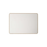 Aluminum Framed 600mm  Rectangular Mirror- Brushed Gold