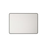 Aluminum Framed 900mm Rectangular Mirror - Matt Black