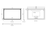 Freya 1200×750mm LED Rectangular Mirror