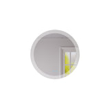 Freya 800mm LED Textured Round Mirror