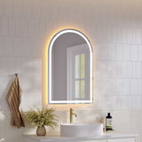 Freya 500/600×900mm LED Arch Mirror