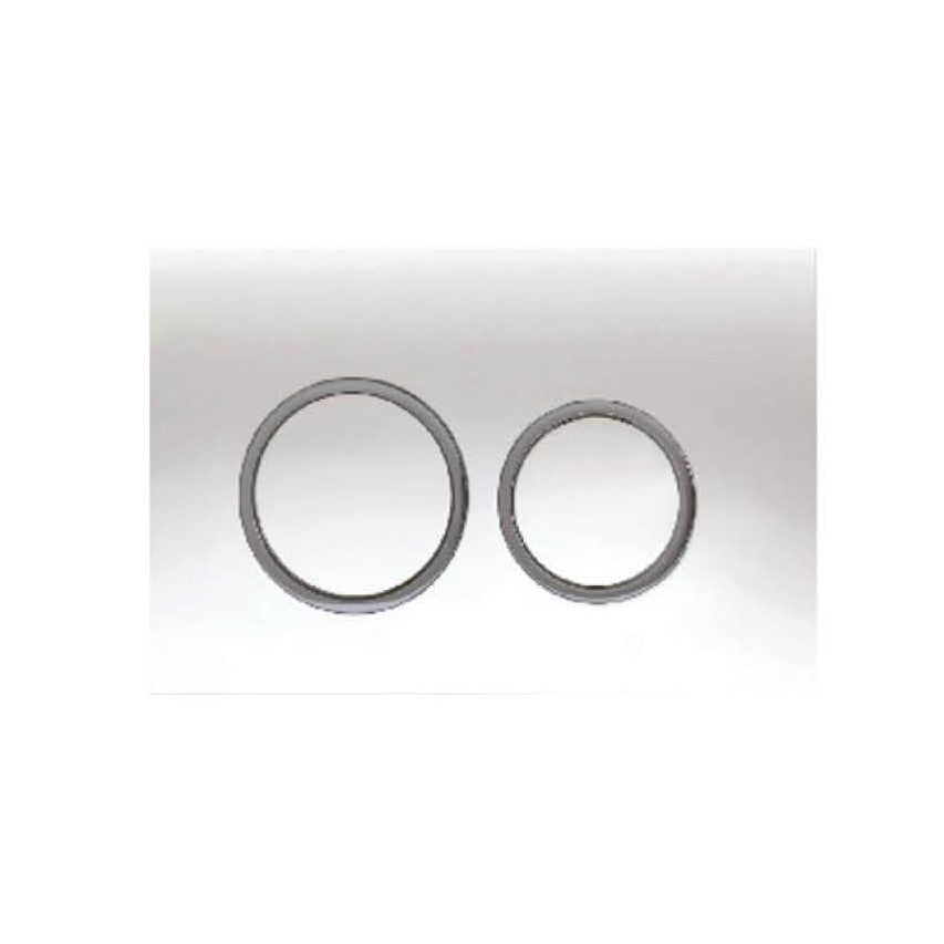 R&T In Wall Chrome Push Plate