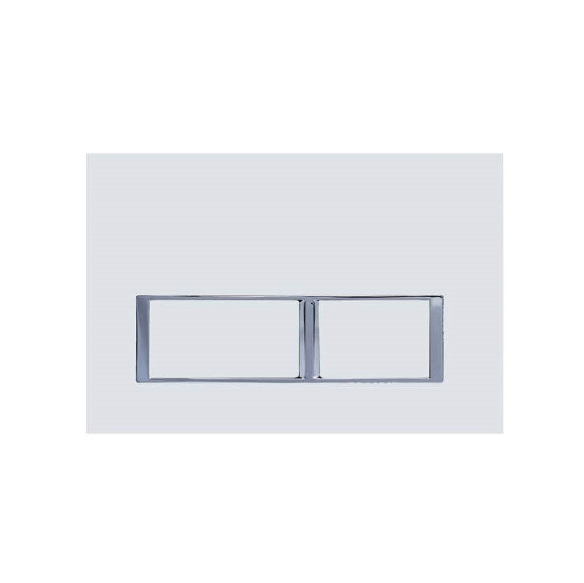 R&T In Wall Gloss White Push Plate