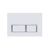 R&T In Wall Gloss White Push Plate