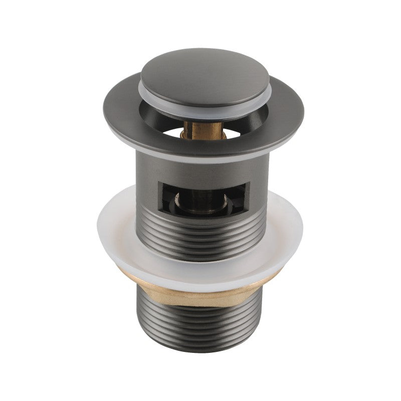 32mm Gun Metal Pop Up Waste Overflow