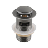 32mm Gun Metal Pop Up Waste Overflow