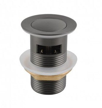 32mm Gun Metal Pop Up Waste Overflow